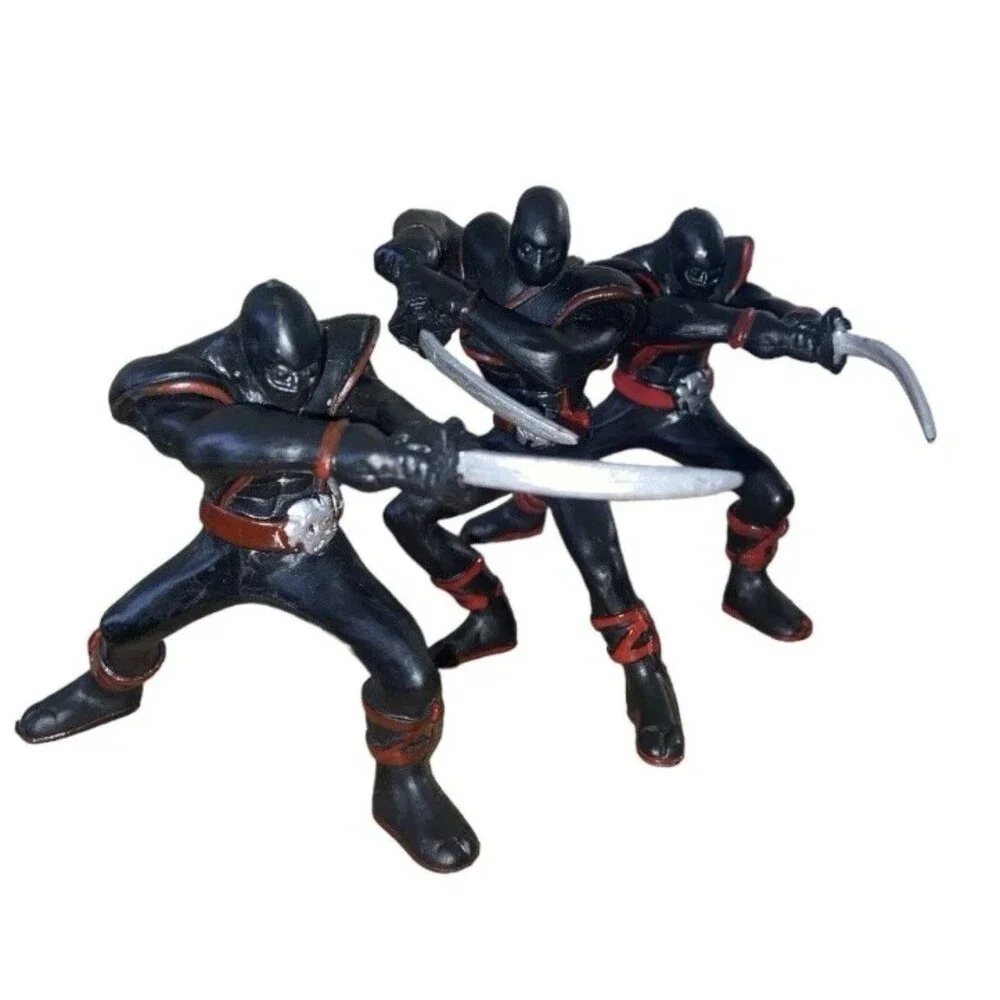 Ninja Action Figure Lot 3 Vintage 1995 California Costume 4